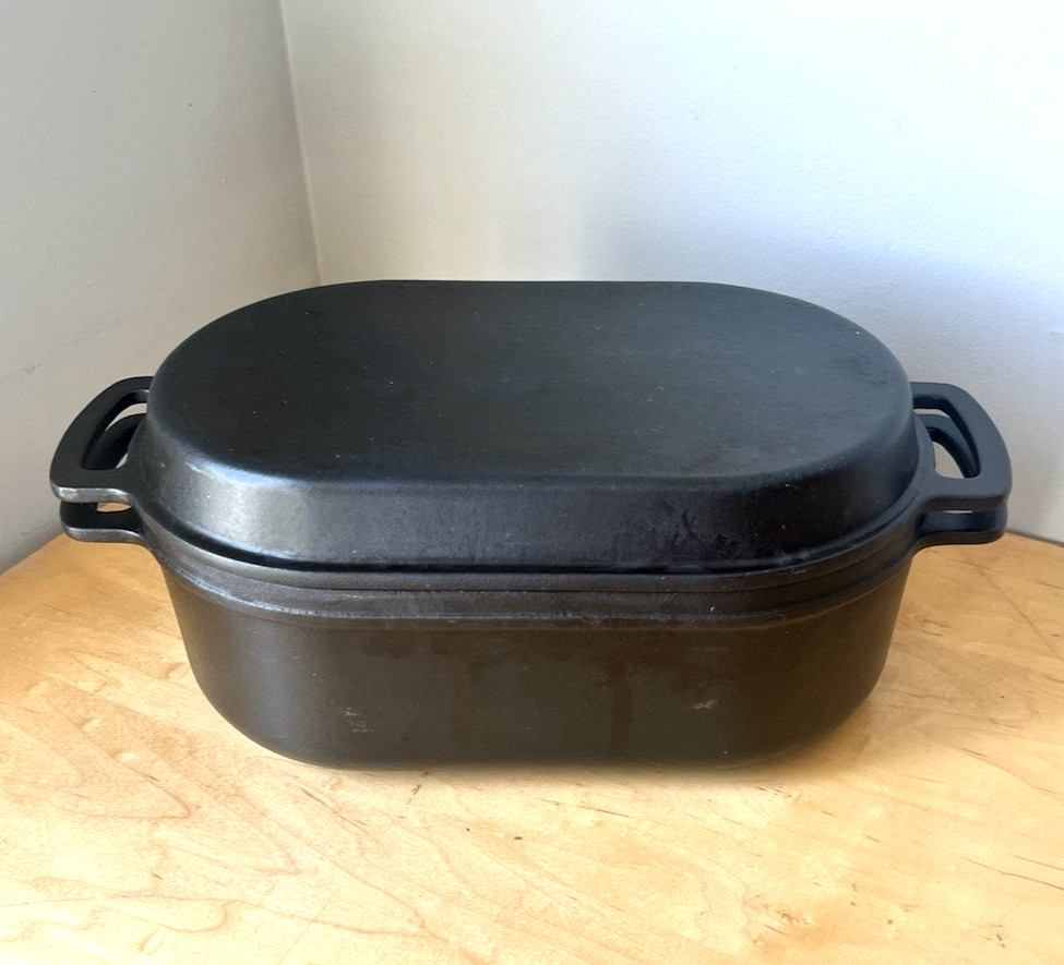 Vtg Lauffer Cast Iron and Enamel Dutch Oven Robert Welch Design Casserole Dish Vtg Lauffer Cast Iron and Enamel Dutch Oven Robert Welch Design Casserole Dish