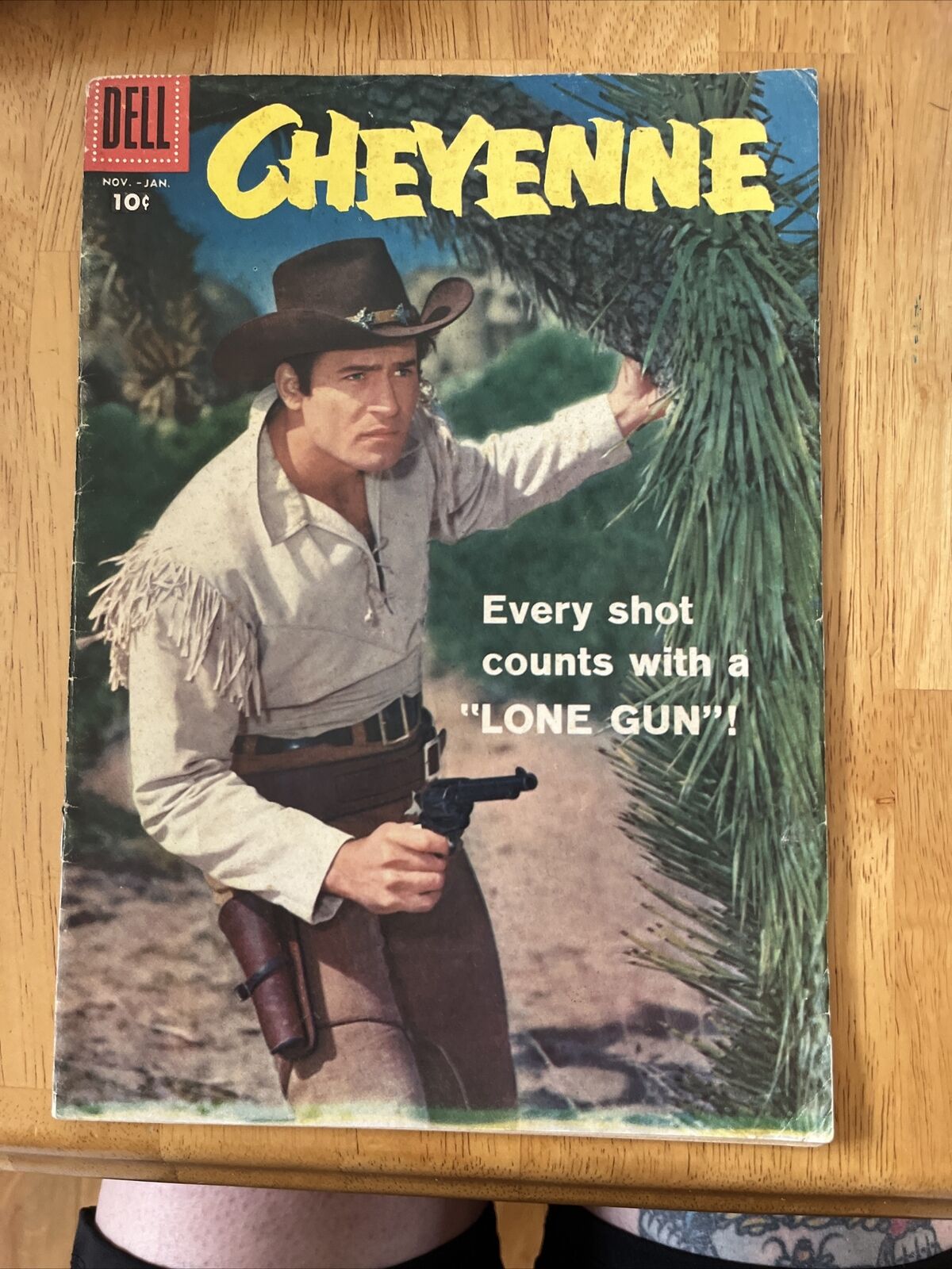 Cheyenne #5 Dell Comic 1958 Photo Cover