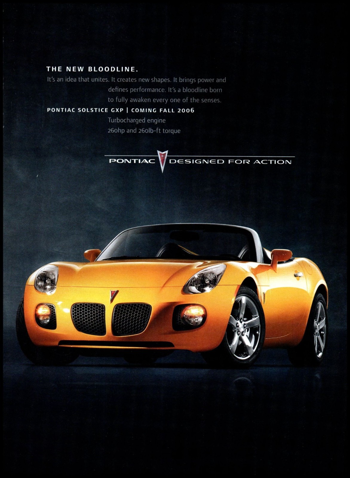 2006 Pontiac Solstice GXP Convertible Roadster Vintage Print Ad Wall Art 2006 Pontiac Solstice GXP Convertible Roadster Vintage Print Ad Wall Art