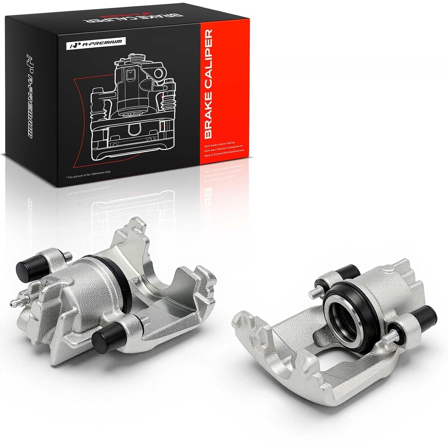 A-Premium Front Left and Right Side Disc Brake Calipers without Bracket