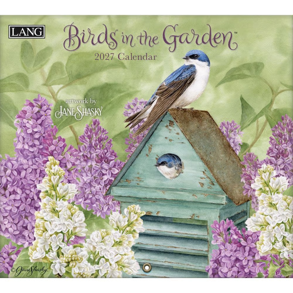 Lang Brands,  Birds in the Garden 2027 Wall Calendar by Jane Shasky