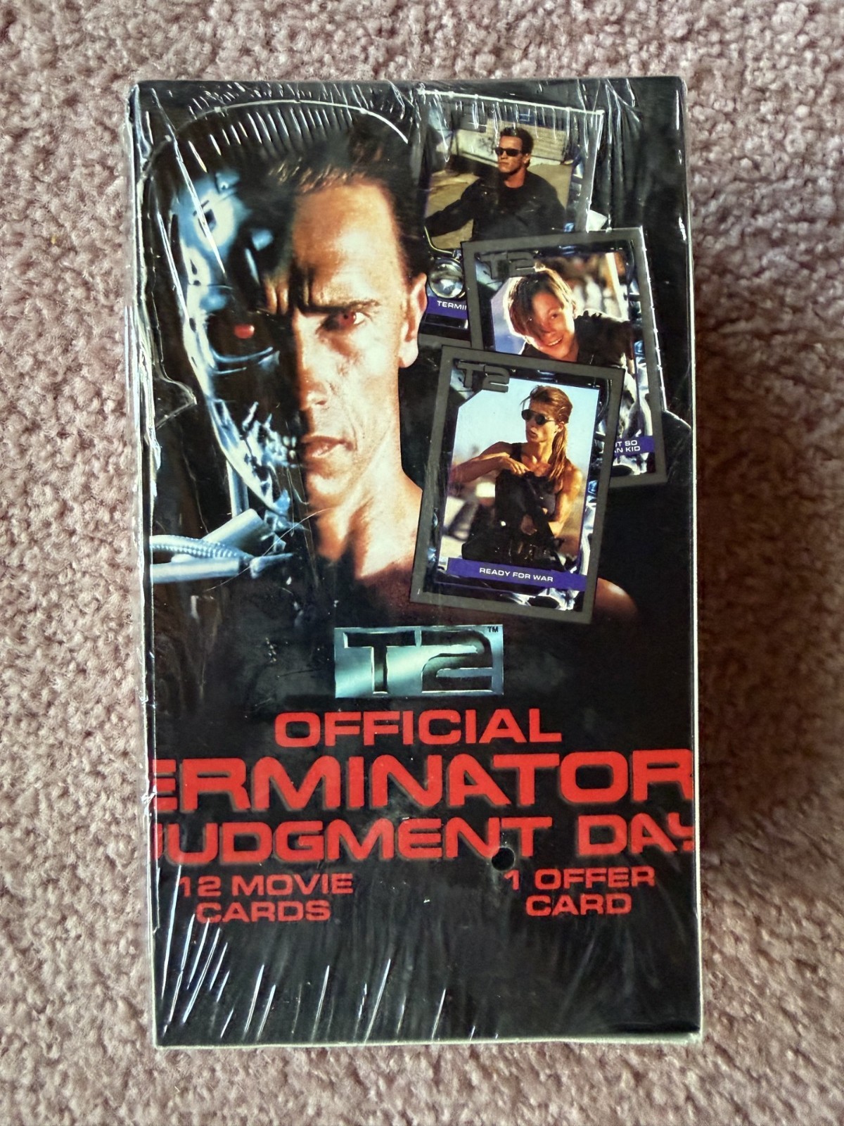 T2 Official Terminator 2 Judgement Day sealed booster by Impel 1991 T2 Official Terminator 2 Judgement Day sealed booster by Impel 1991