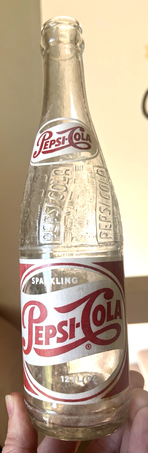 NICE PEPSI-COLA BOTTLE RED & WHITE LABEL HAVANA, IL 1950\'S ERA CLEAN L@@K NICE PEPSI-COLA BOTTLE RED & WHITE LABEL HAVANA, IL 1950\'S ERA CLEAN L@@K