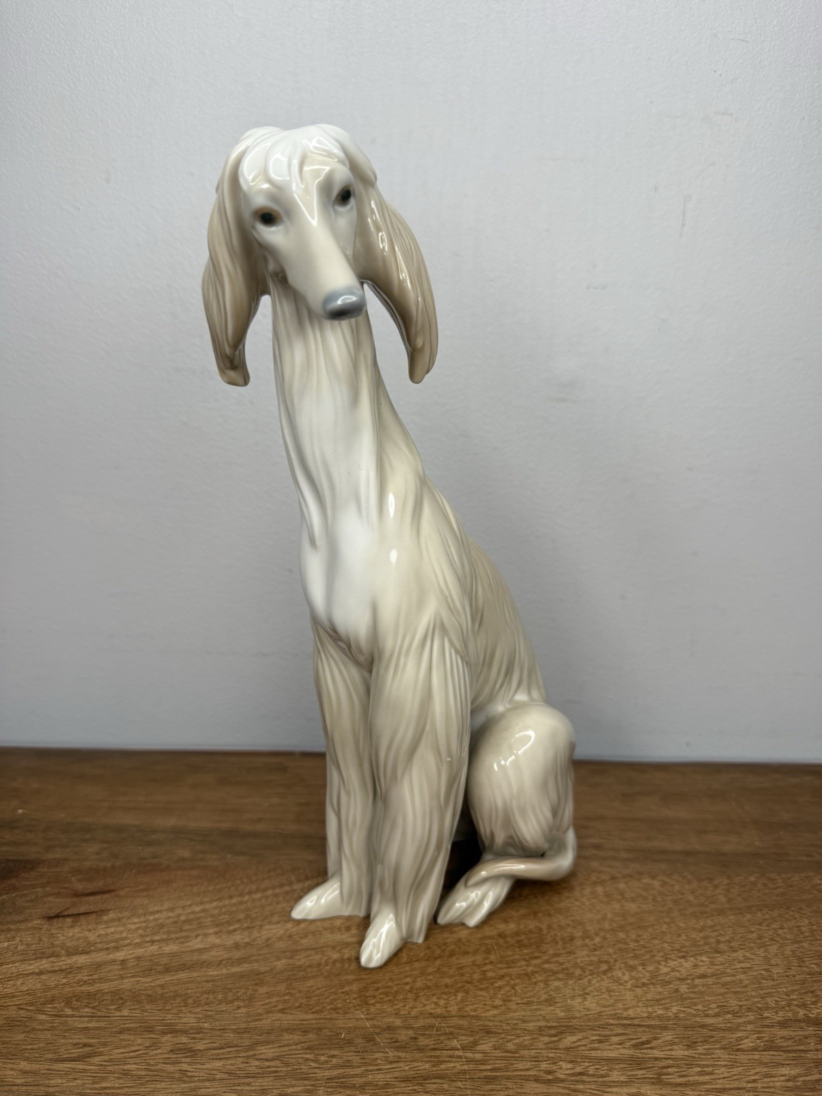 LLADRO VINTAGE RETIRED AFGHAN HOUND PORCELAIN DOG FIGURINE STATUE #1069 11.5 LLADRO VINTAGE RETIRED AFGHAN HOUND PORCELAIN DOG FIGURINE STATUE #1069 11.5