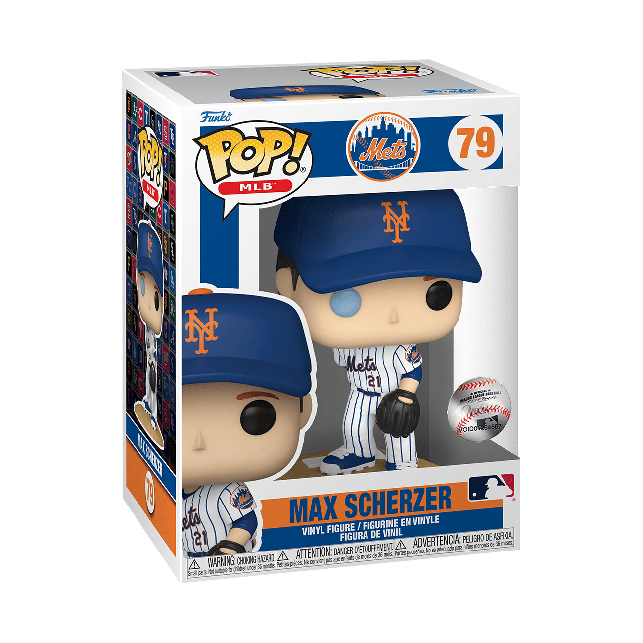 Funko POP MLB: Mets MAX SCHERZER (Home Jersey) Figure #79 