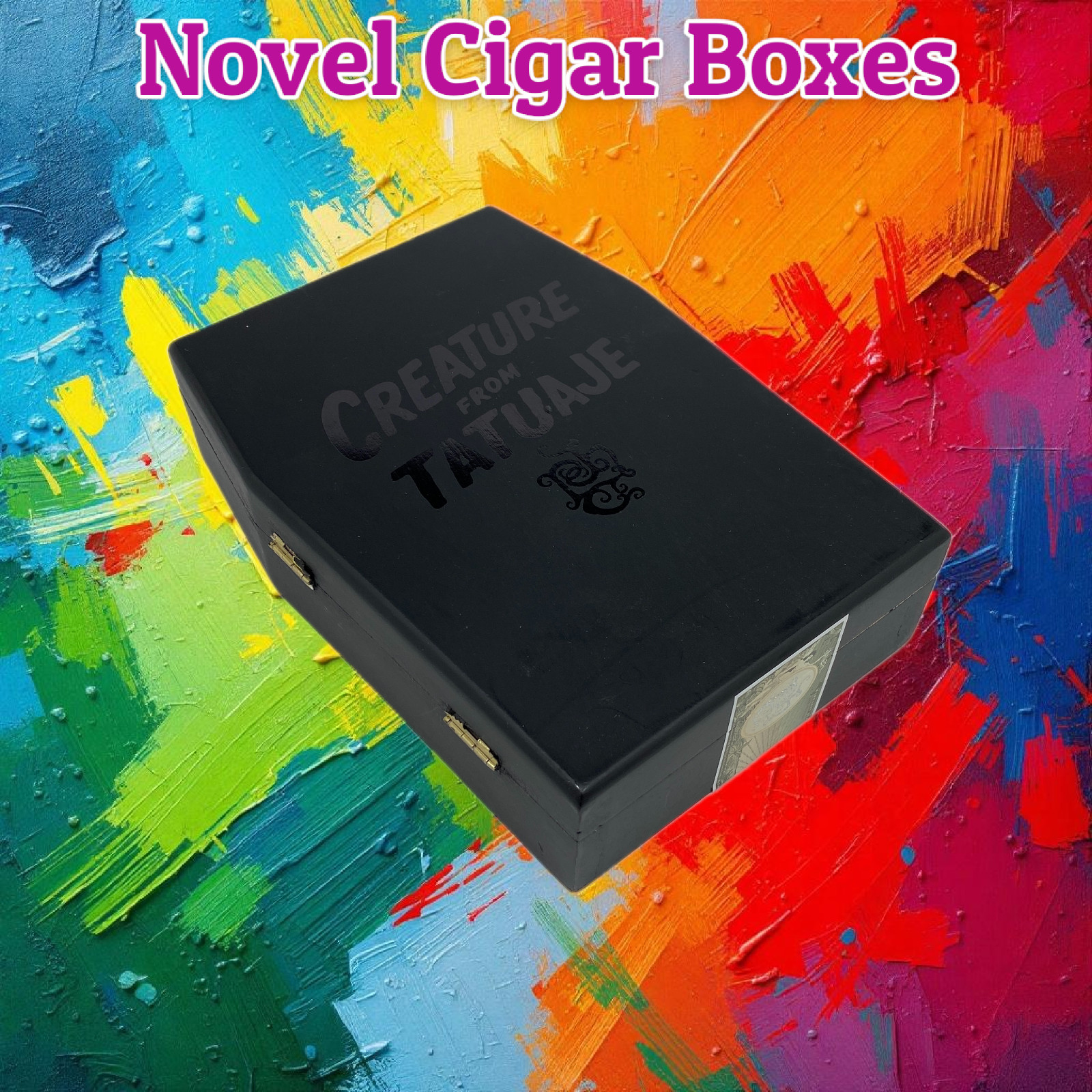 Tatuaje Creature Empty Wooden Cigar Box 6x8.25x2 Tatuaje Creature Empty Wooden Cigar Box 6x8.25x2