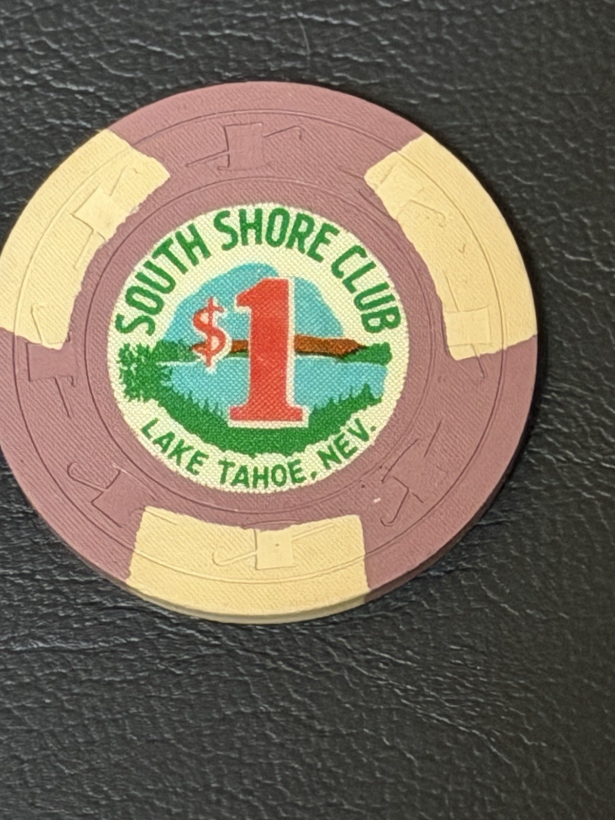 $1 South Shore Club Lake Tahoe 1965 $1 South Shore Club Lake Tahoe 1965