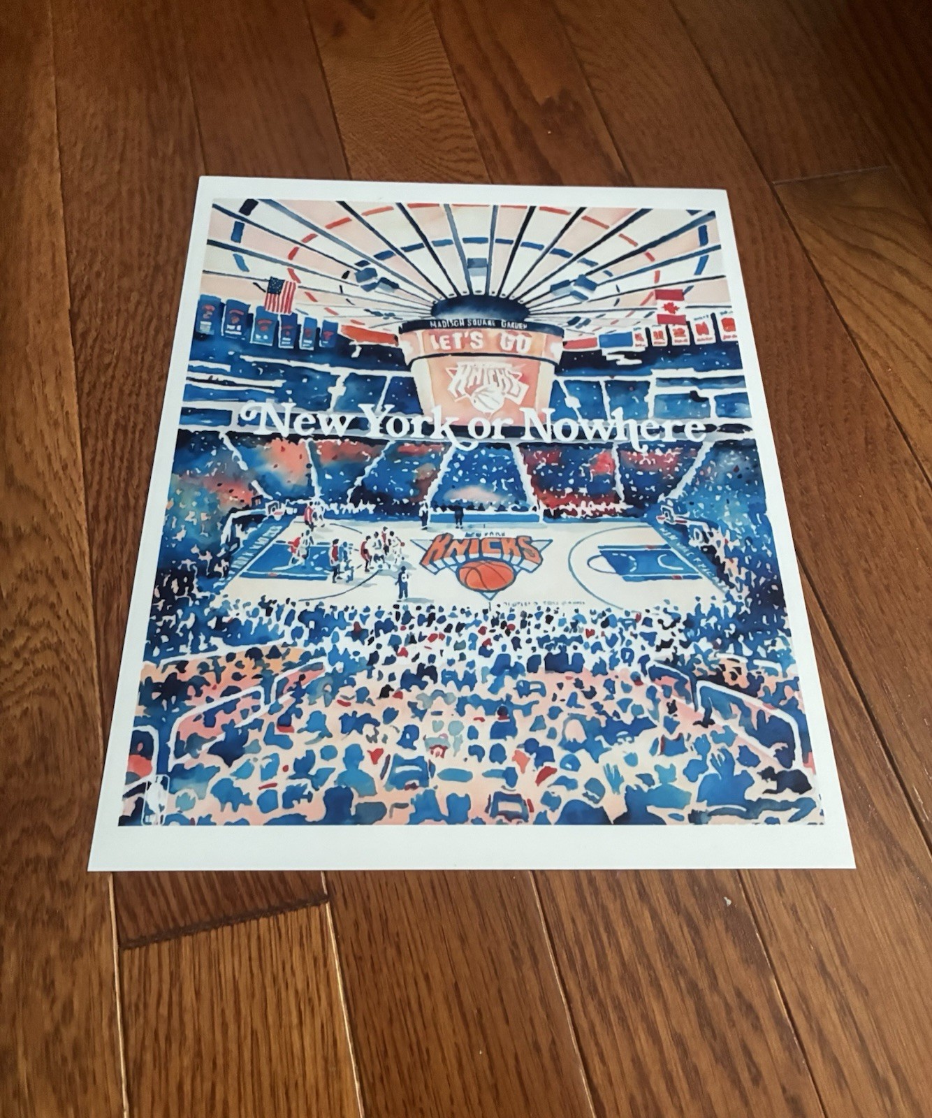 NEW YORK KNICKS Art Print Photo 13” x 19 NEW YORK KNICKS Art Print Photo 13” x 19