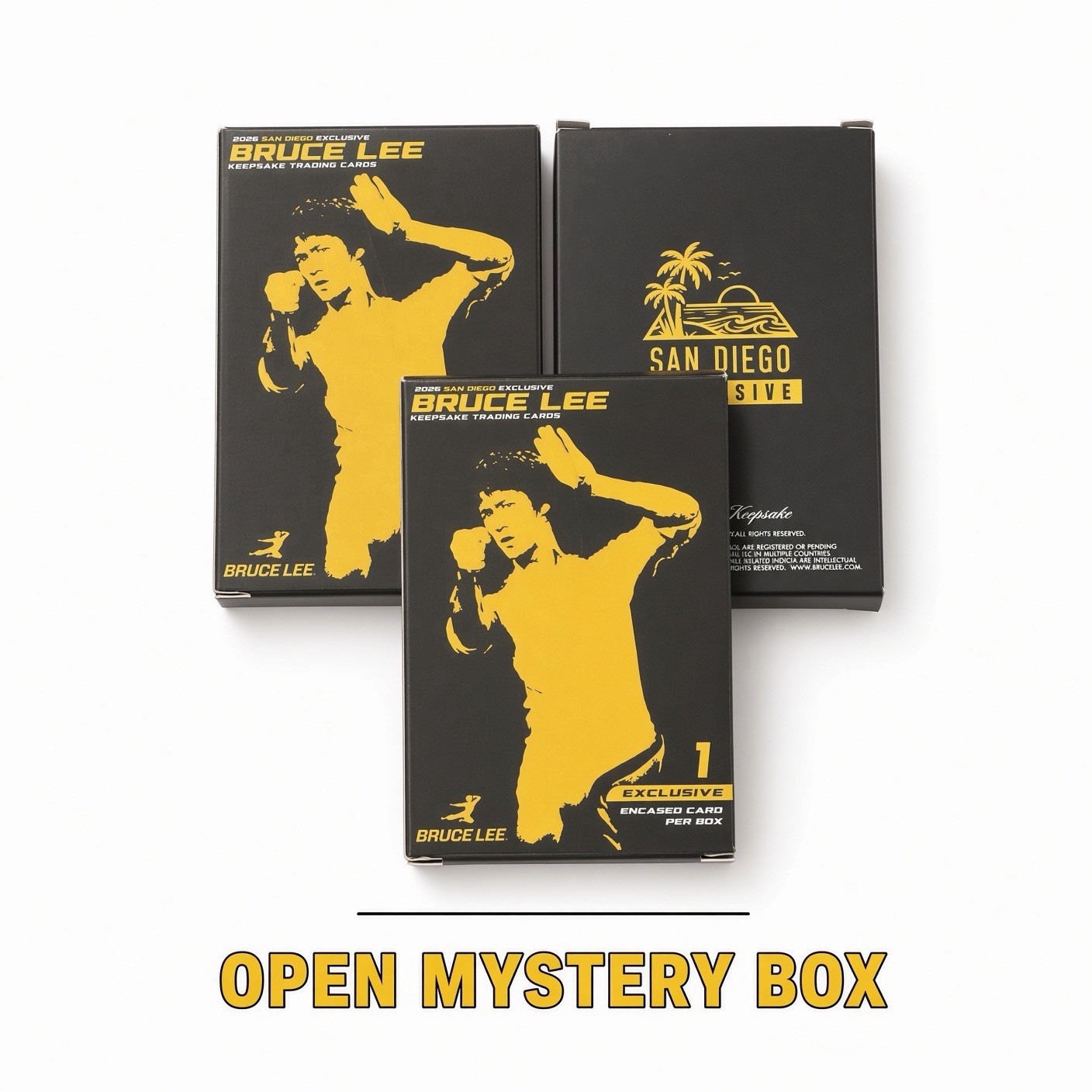 Bruce Lee 2026 Keepsake San Diego Exclusive 1 Single Card Open Mystery Bruce Lee 2026 Keepsake San Diego Exclusive 1 Single Card Open Mystery