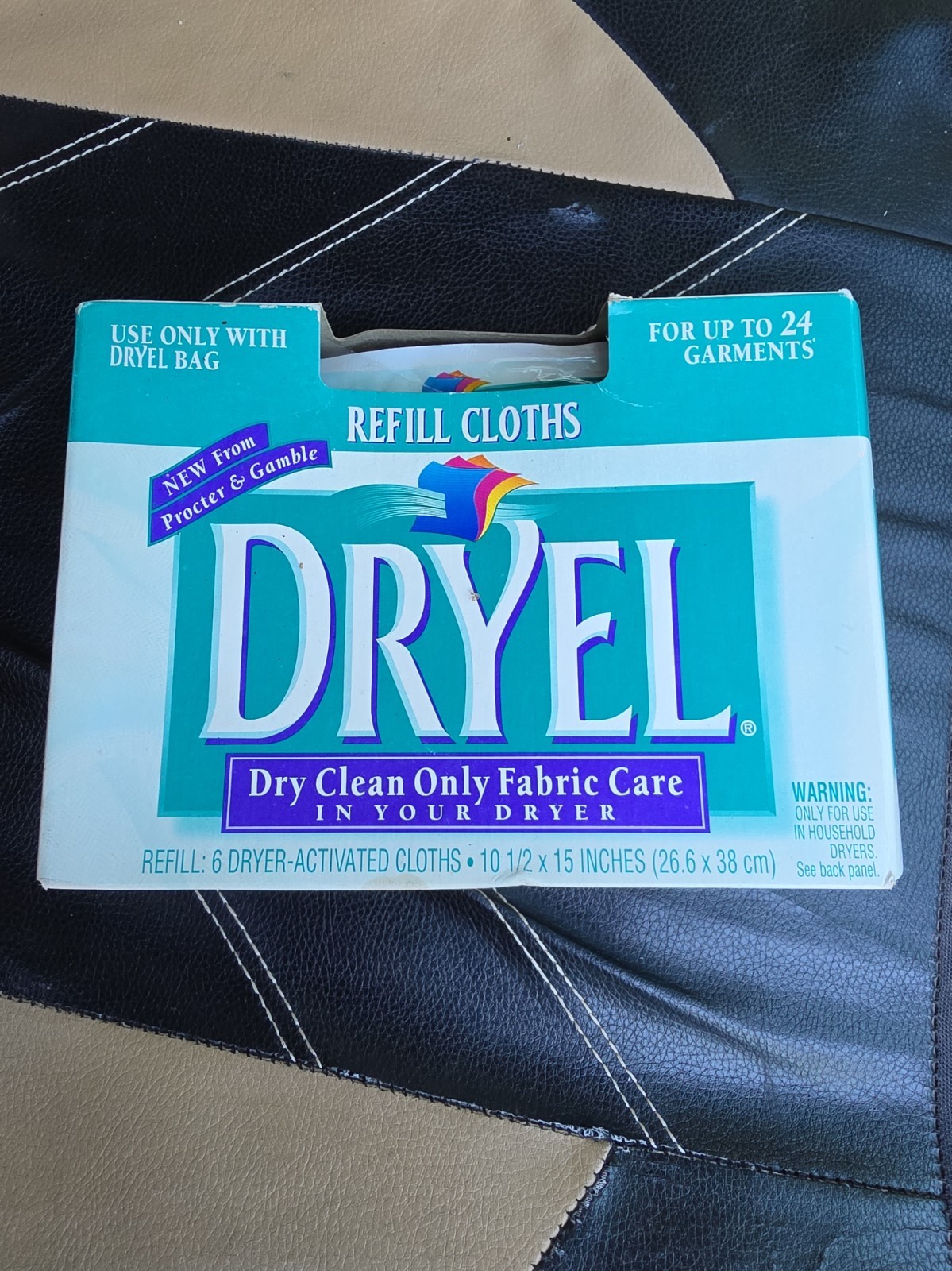 Vintage 1990\'s Dryel Refill Cloths For Dry Clean Only Garments Vintage 1990\'s Dryel Refill Cloths For Dry Clean Only Garments