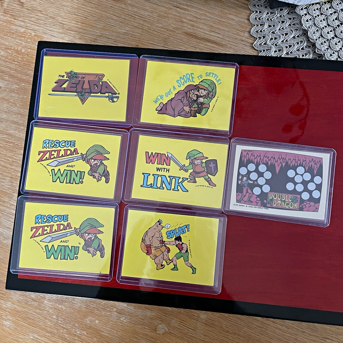 1989 Topps Top-Secret Tips Scratch-Off Card Lot 7 Zelda Link Mario Double Dragon 1989 Topps Top-Secret Tips Scratch-Off Card Lot 7 Zelda Link Mario Double Dragon