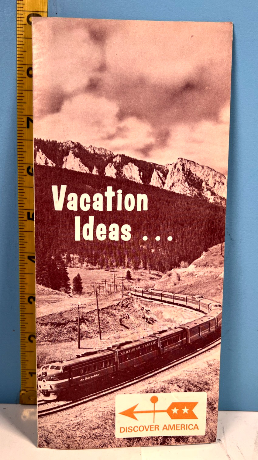 1968 Northern Pacific Railway Vacation Ideas Discover America Pamphlet