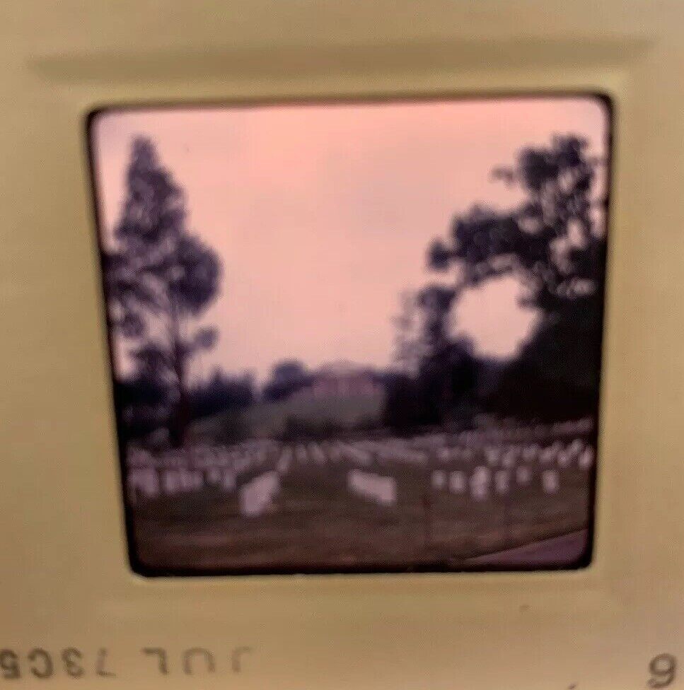 1973 Kodachrome 35mm Photo Slide Arlington National Cemetery Tombs Virginia VA