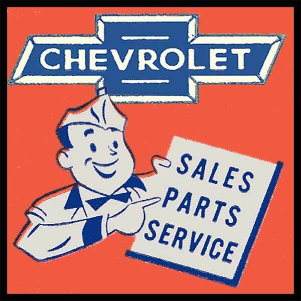Chevrolet Sales Parts Service  Fridge Magnet