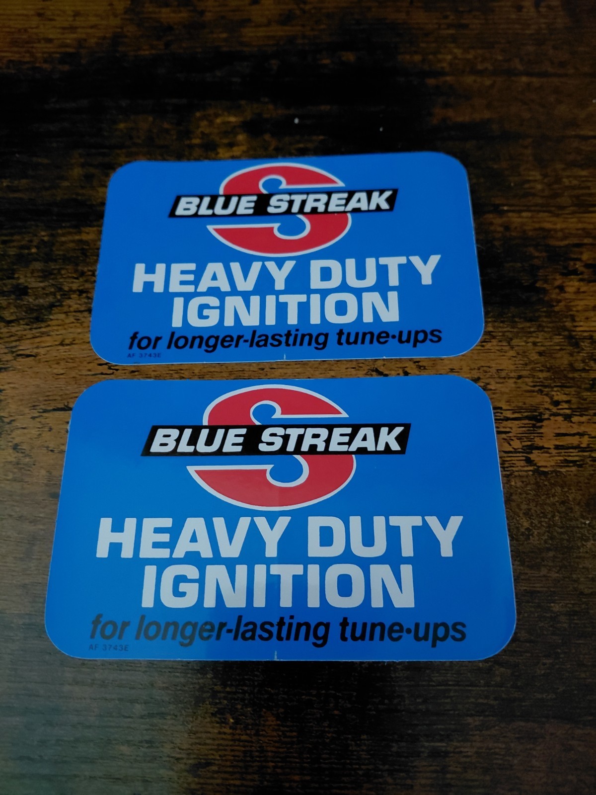Lot Of 2 HTF Vintage Blue Streak Stickers Hotrod Automotive Muscle Car Lot Of 2 HTF Vintage Blue Streak Stickers Hotrod Automotive Muscle Car