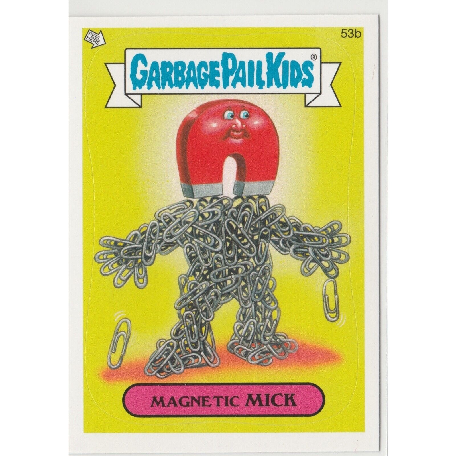Magnetic Mick #53b Garbage Pail Kids GPK 2014 Series 1