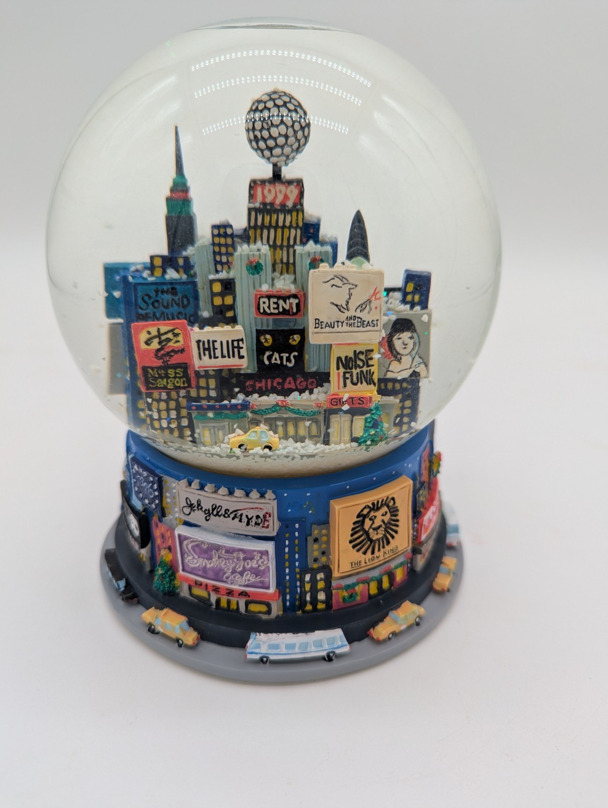 Vintage 1999 Bloomingdales Broadway New York Times Square 1st Year Snow Globe Vintage 1999 Bloomingdales Broadway New York Times Square 1st Year Snow Globe