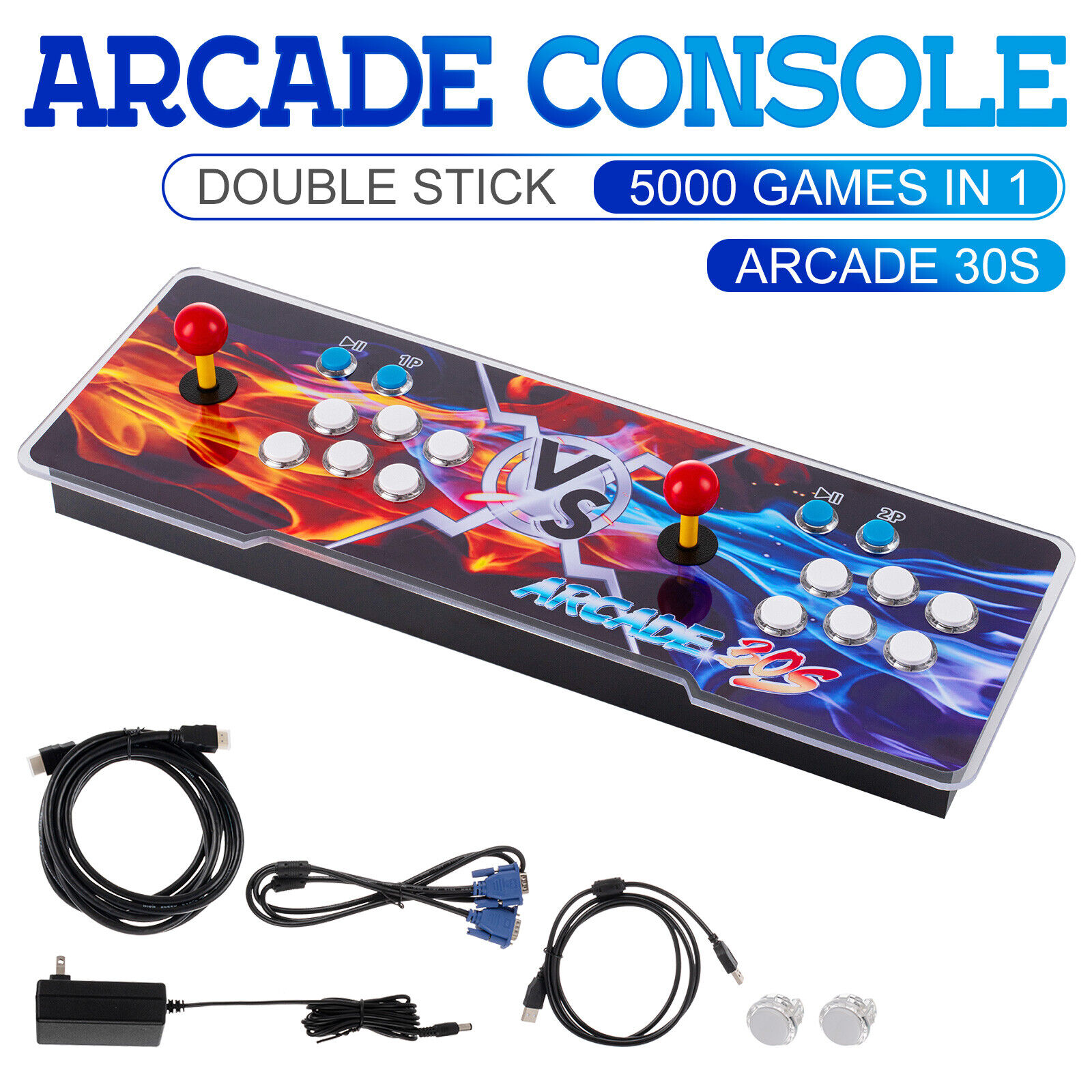 2023 Pandora\'s Box 5000 in 1 Retro Video Games Double Stick Arcade Console