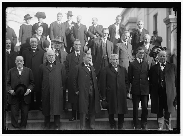 Washington DC White House Californians 1914 F.D. Roosevelt Bryan Perkins Work