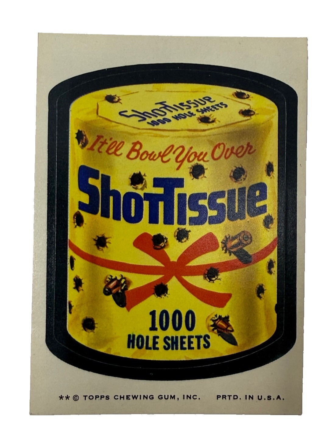 1974 Topps Wacky Packages 8th Series Shot Tissue Tan Back #NNO 2 Star ** 1974 Topps Wacky Packages 8th Series Shot Tissue Tan Back #NNO 2 Star **