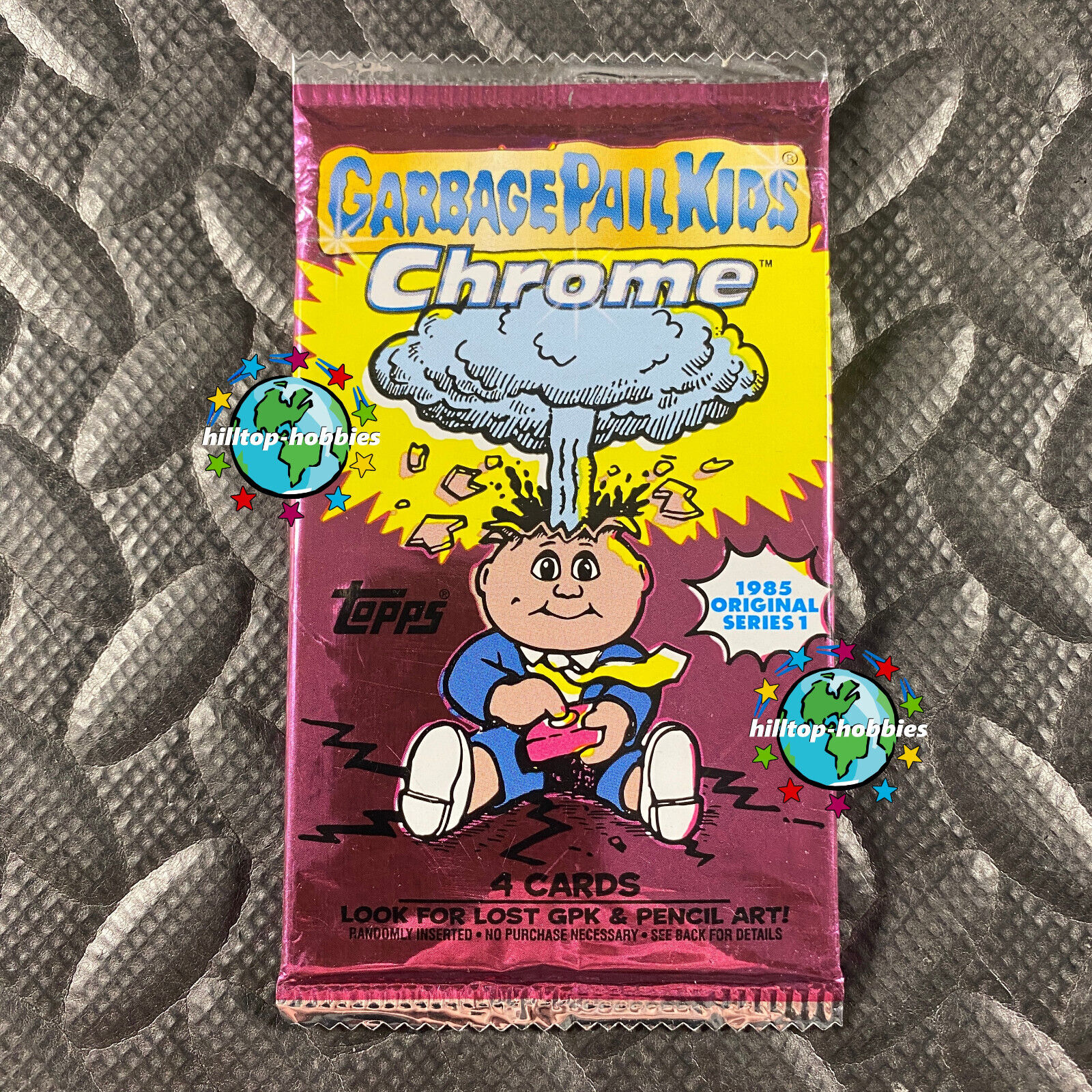 GARBAGE PAIL KIDS 2013 CHROME 1 1ST SERIES NEW/SEALED PACK 4-CARDS TOPPS