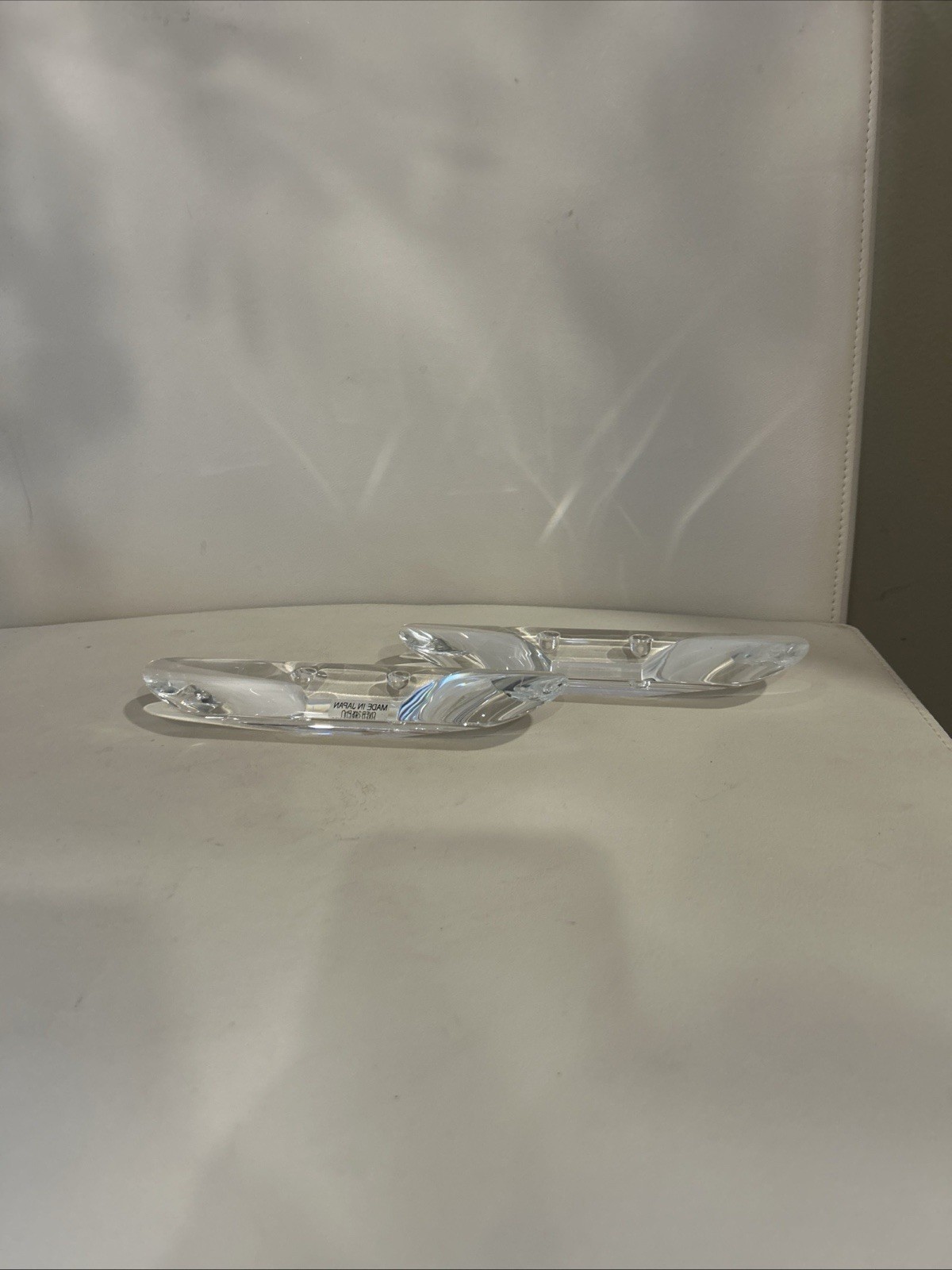 Hoya museum crystal Japan candleholders vintage art deco Nueve style stunning Hoya museum crystal Japan candleholders vintage art deco Nueve style stunning