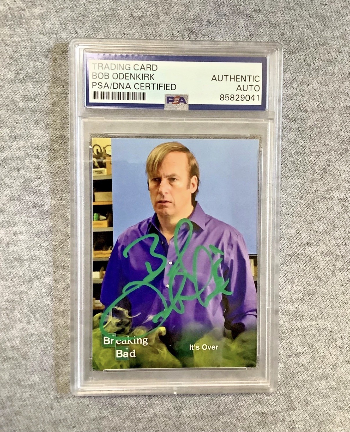 Bob Odenkirk Signed 2014 Cryptozoic Breaking Bad Saul Goodman RC AUTO PSA/DNA Bob Odenkirk Signed 2014 Cryptozoic Breaking Bad Saul Goodman RC AUTO PSA/DNA