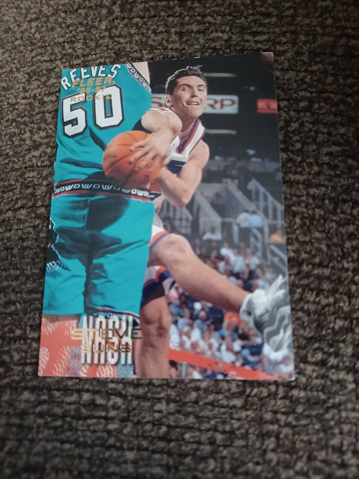1996-97 Fleer European #269 Steve Nash Rookie Card