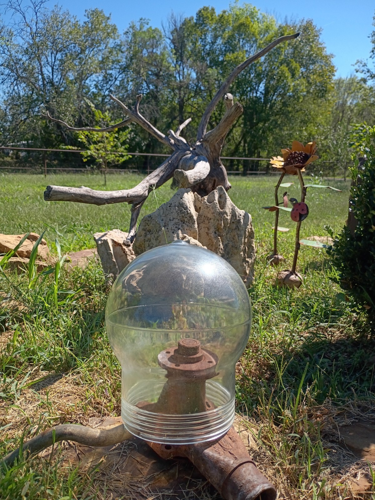 Vintage Crouse Hinds VDB5 Explosion Proof Clear Glass Industrial Light Globe
