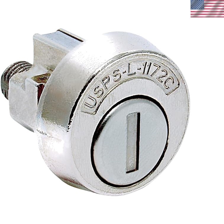 USPS-L-1172C National Mailbox Lock C9100 Lock with 3-Keys | GOLD Color 3 Keys USPS-L-1172C National Mailbox Lock C9100 Lock with 3-Keys | GOLD Color 3 Keys