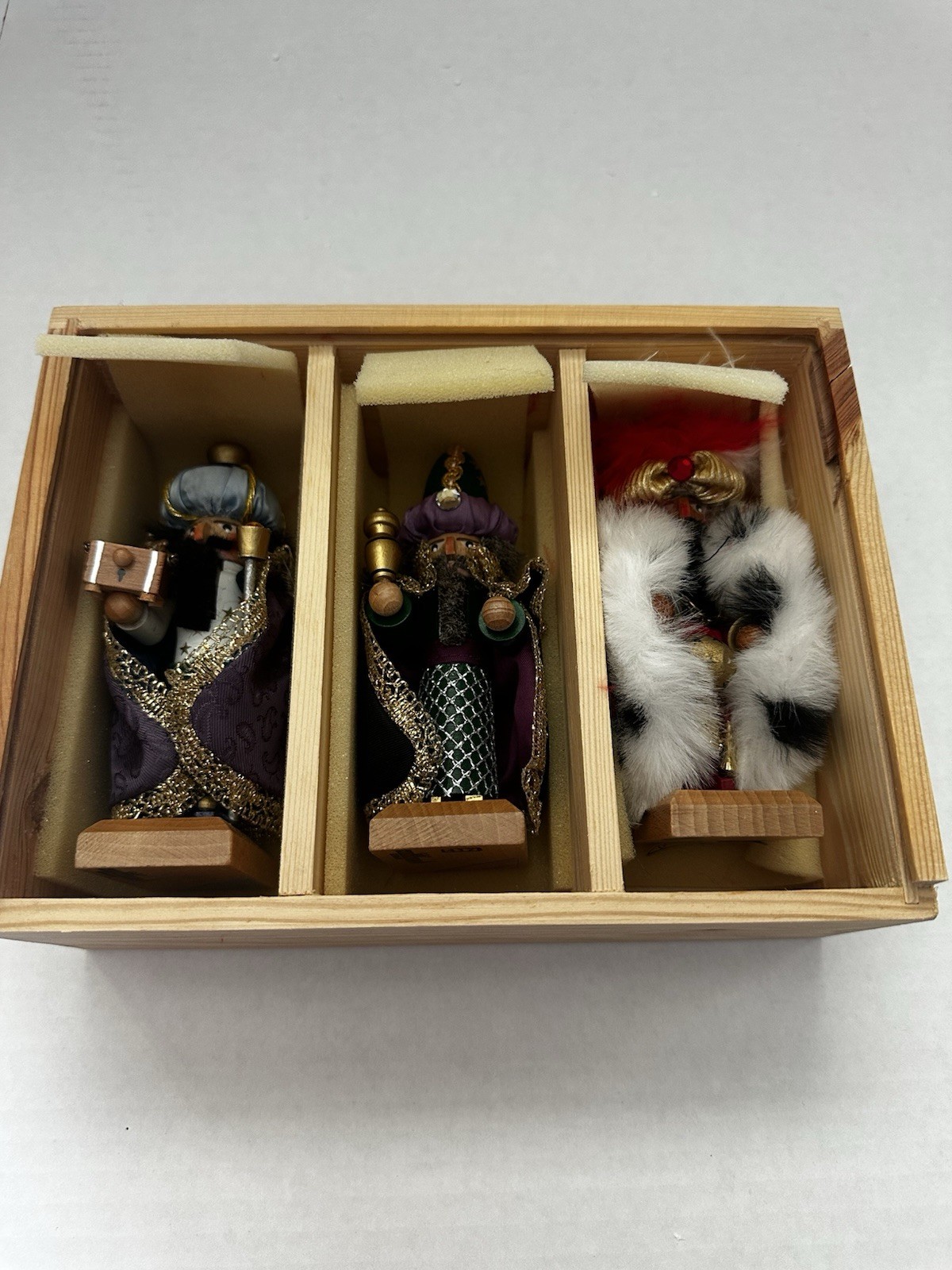 Steinbach Taron Three Wisemen Nutcracker Set Limited Edition 3748/10000 Box Steinbach Taron Three Wisemen Nutcracker Set Limited Edition 3748/10000 Box
