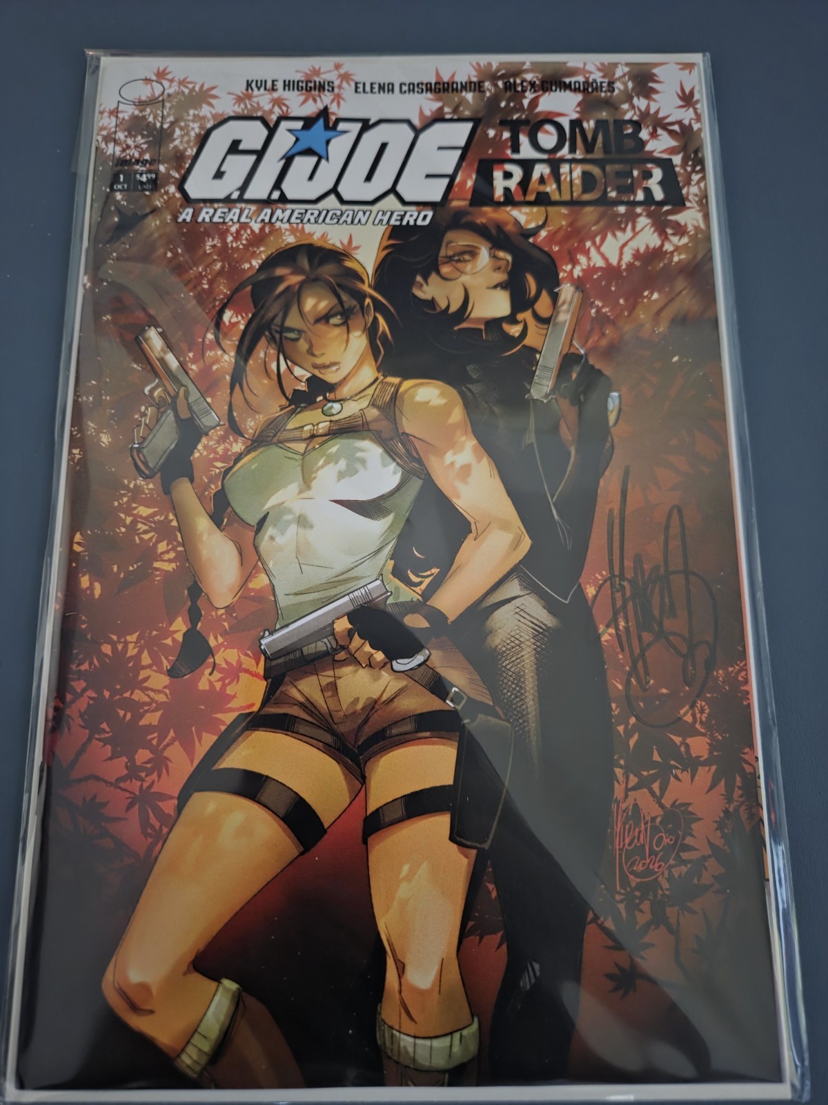 G.I. Joe: A Real American Hero Tomb Raider #1 616 Signed Mirka Andolfo W/ COA G.I. Joe: A Real American Hero Tomb Raider #1 616 Signed Mirka Andolfo W/ COA