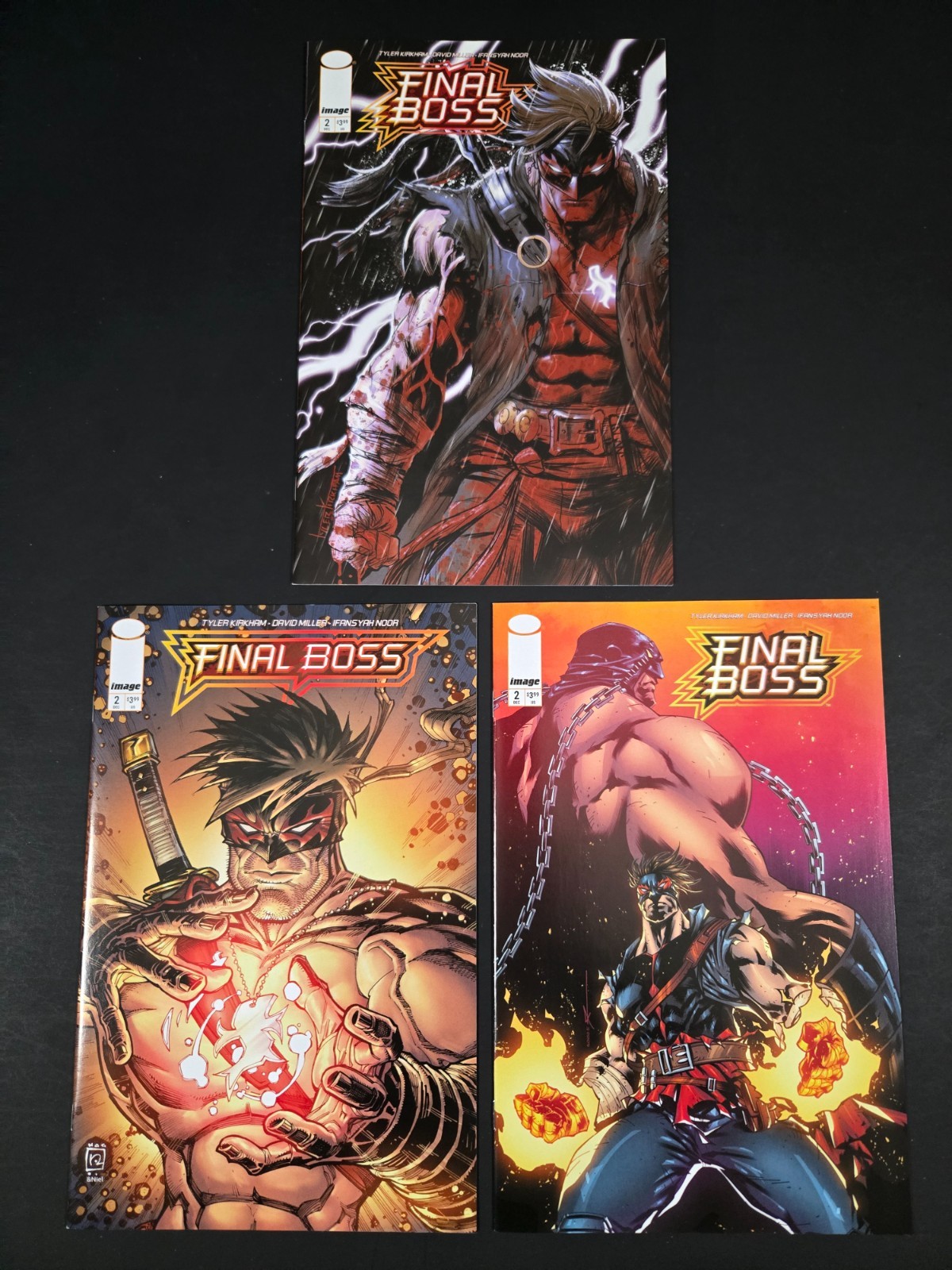 Final Boss #2, Lot of 3 Standard Covers, Image, NM/Better, 1st Appearance Final Boss #2, Lot of 3 Standard Covers, Image, NM/Better, 1st Appearance