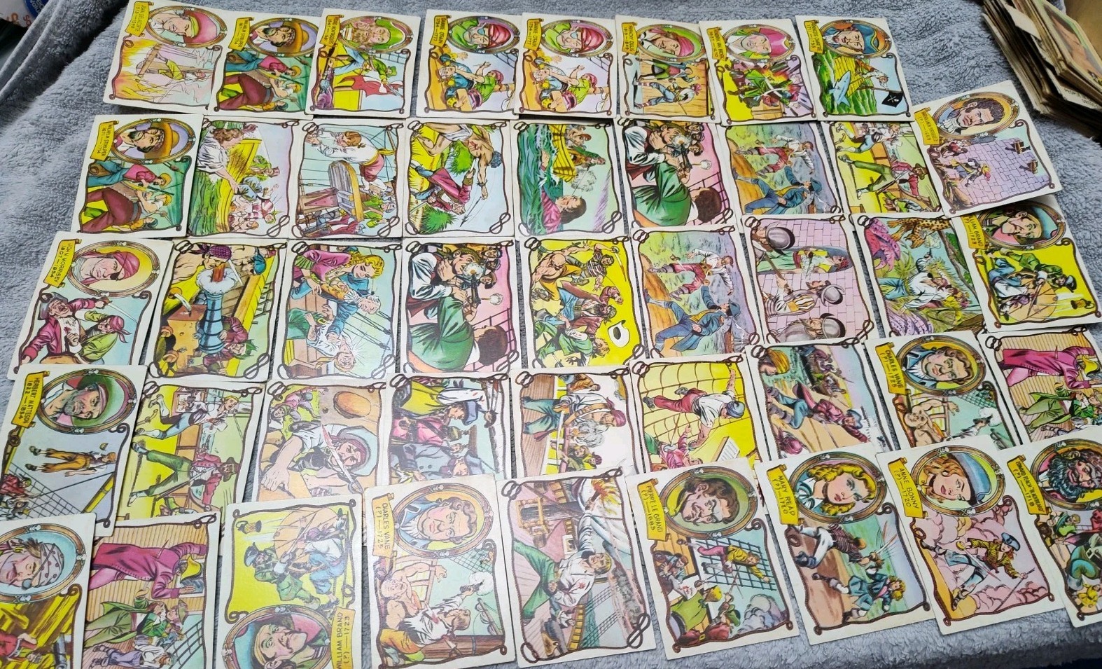 1961 Fleer Pirates Bold Trading Card Lot Of 44 Cards Blackbeard Anne Bonny More 1961 Fleer Pirates Bold Trading Card Lot Of 44 Cards Blackbeard Anne Bonny More