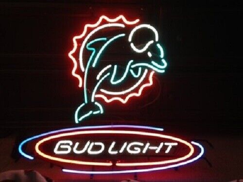 CoCo Miami Dolphins Bvd Light Beer Logo Neon Sign Light 24\