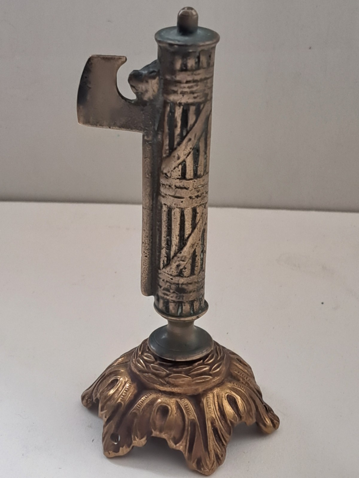 Italian Military -Fascist Littorio Sculpture in Brass - (44/9) Italian Military -Fascist Littorio Sculpture in Brass - (44/9)