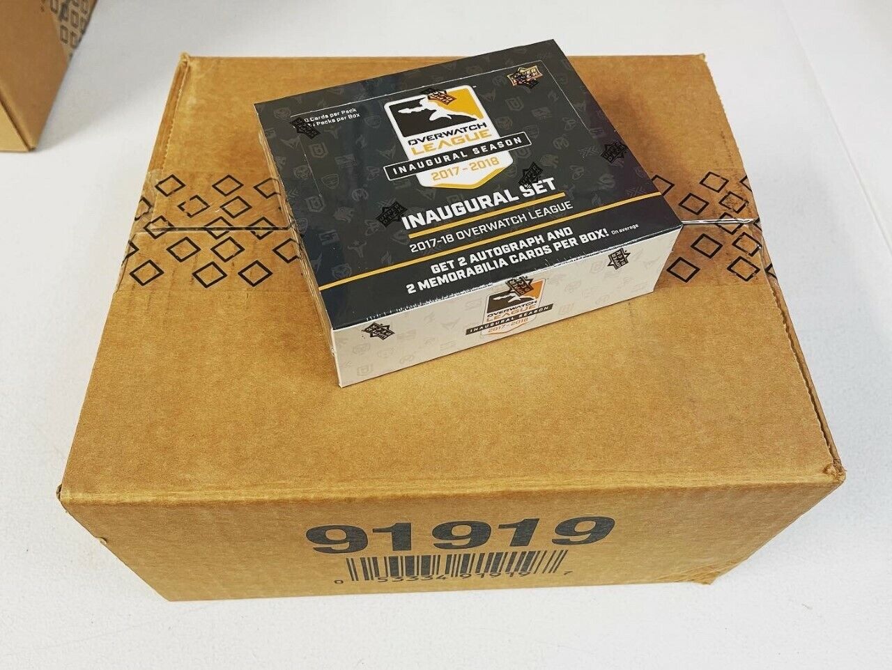(Sealed) 2017-18 Upper Deck Inaugural Set Overwatch League Case - 12 Boxes