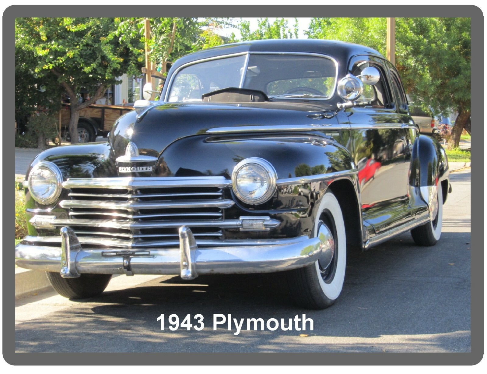 1943 Plymouth Auto Car Refrigerator / Tool Box Magnet 1943 Plymouth Auto Car Refrigerator / Tool Box Magnet
