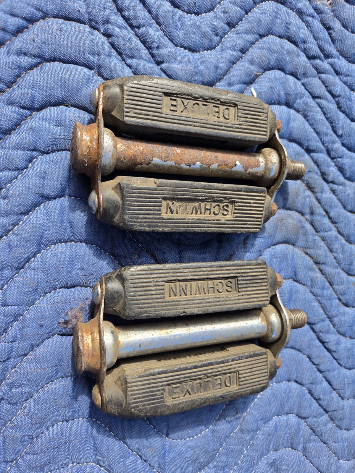 Vintage 1940\'s-50\'s Mens Schwinn Deluxe Bicycle Pedals Phantom Autocycle Panther Vintage 1940\'s-50\'s Mens Schwinn Deluxe Bicycle Pedals Phantom Autocycle Panther