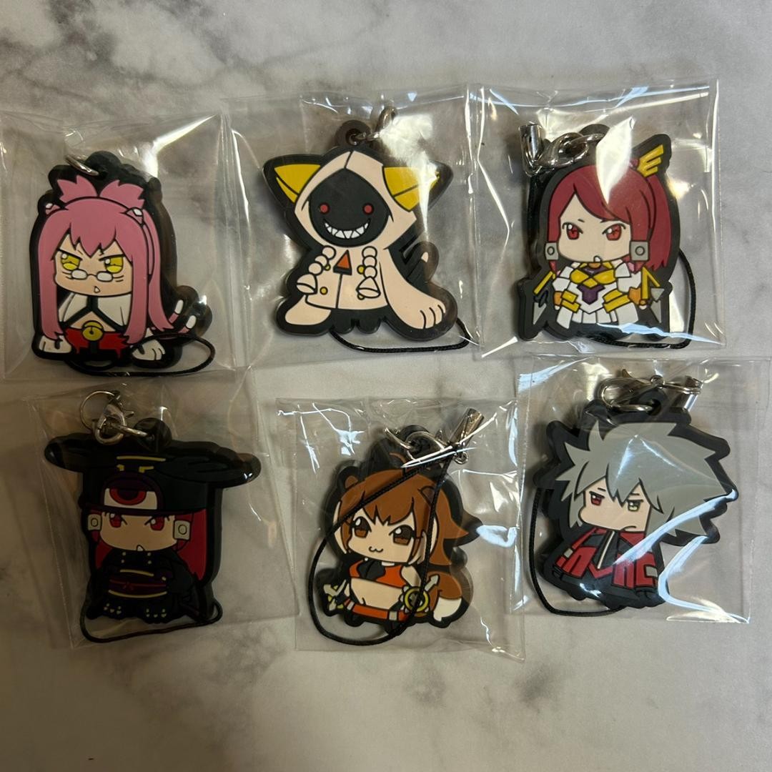 BLAZBLUE Trading Rubber Strap Makoto Tsubaki Kokonoe BLAZBLUE Trading Rubber Strap Makoto Tsubaki Kokonoe