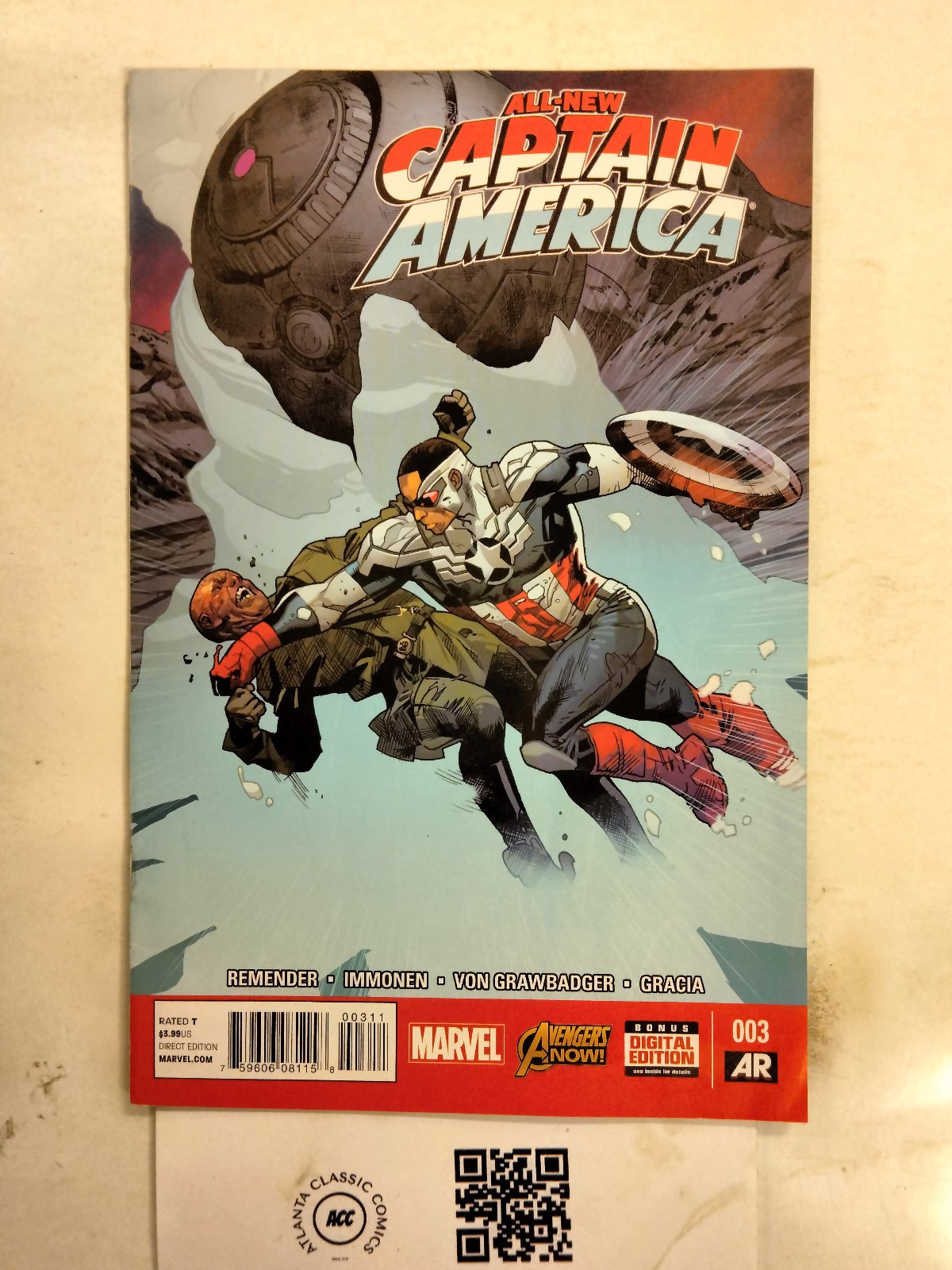 All-New Captain America #3 NM Marvel Comic Books Sam Wilson Avengers 15 HH55