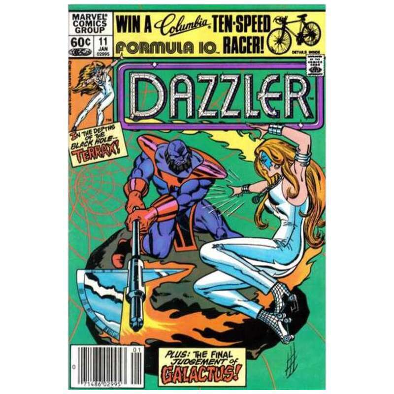 Dazzler #11 Newsstand in Very Fine minus condition. Marvel comics [n{