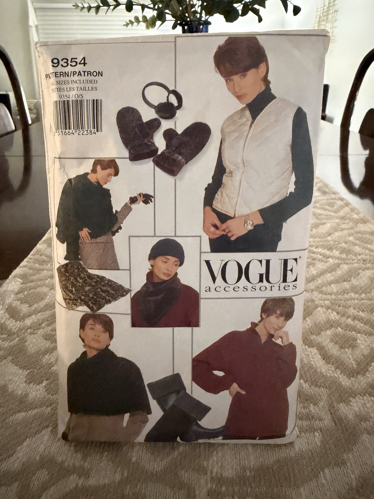 Vogue Pattern 9354 Misses’ Warm-up Accessories All Sizes Vogue Pattern 9354 Misses’ Warm-up Accessories All Sizes