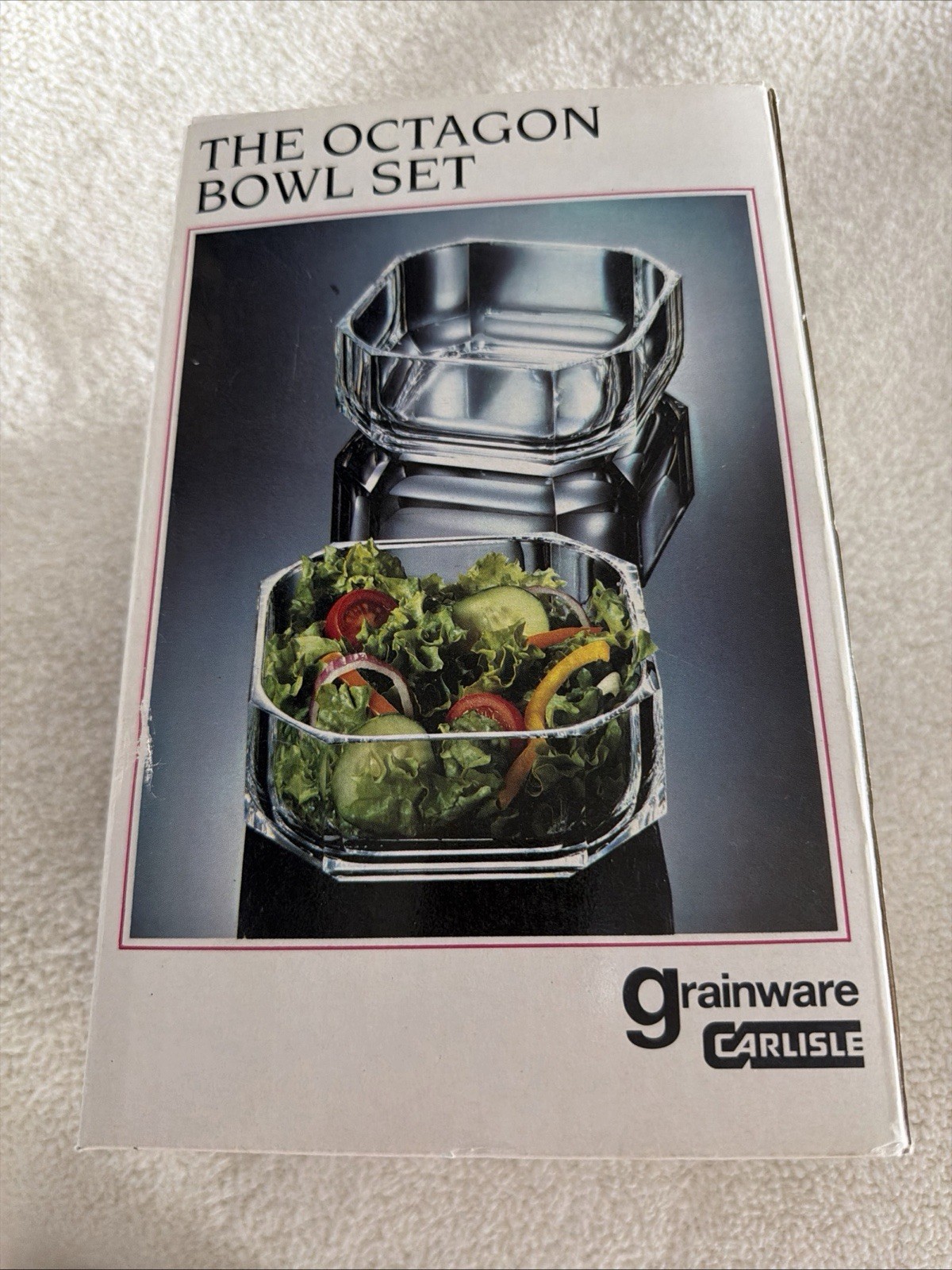Vintage Carlisle Grainware Octagon Bowls (Set of 4) – New in Box Description: Vintage Carlisle Grainware Octagon Bowls (Set of 4) – New in Box Description: