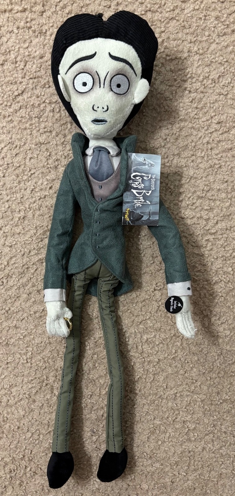 Tim Burton’s Corpse Bride 2023 Spirit Halloween Victor Plush Decor NWT