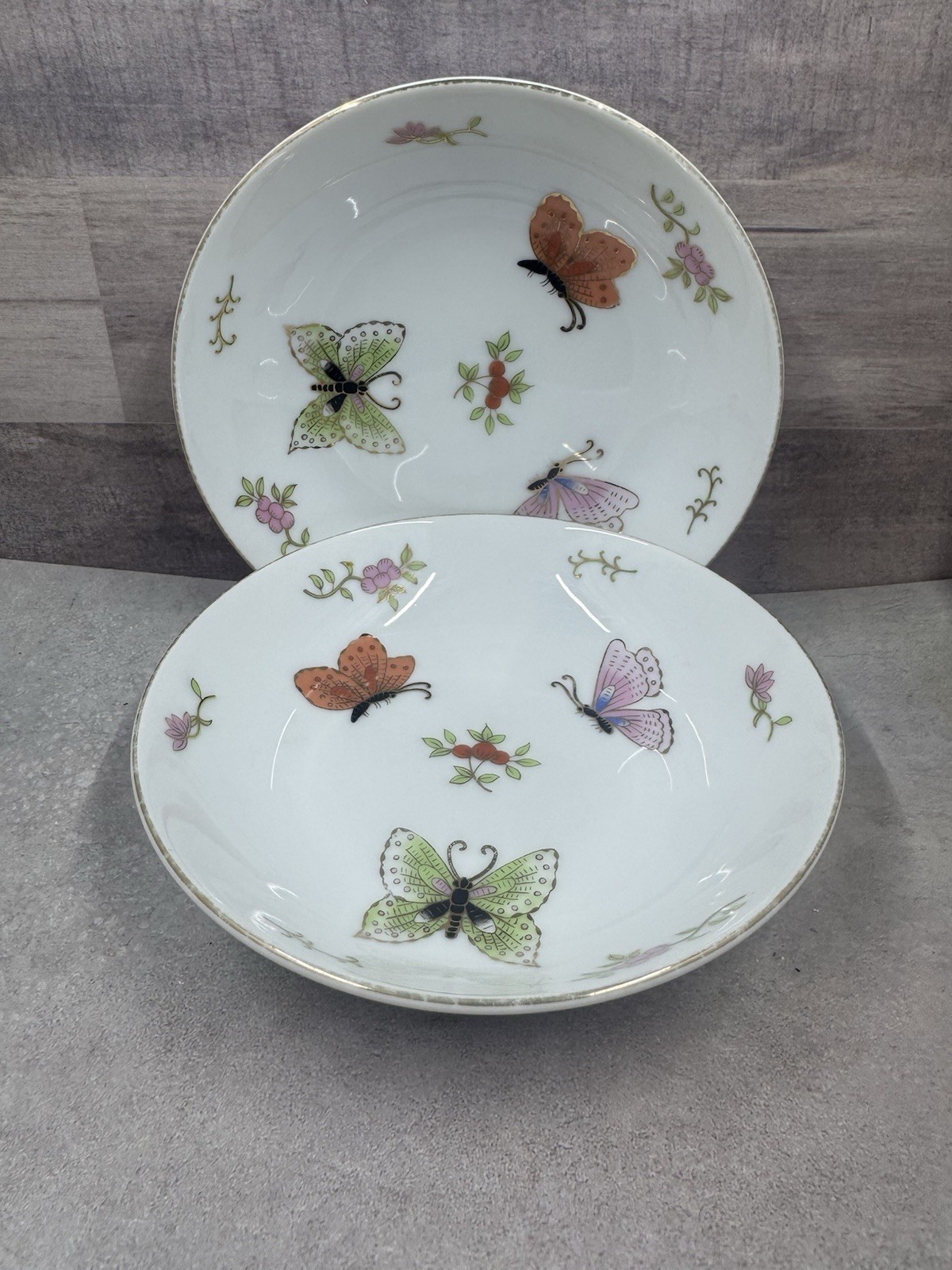 Vintage The Carlyle Hotel NYC Porcelain Dish Bowl Butterfly Motif Vintage The Carlyle Hotel NYC Porcelain Dish Bowl Butterfly Motif