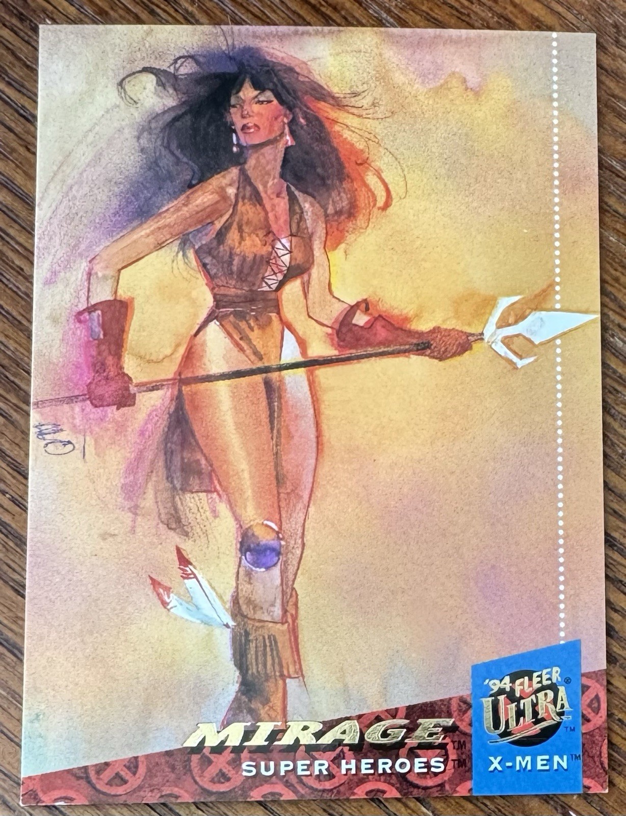 MIRAGE Moonstar Mutant 1994 X-Men Fleer Ultra Marvel Card Super-Hero #44 MIRAGE Moonstar Mutant 1994 X-Men Fleer Ultra Marvel Card Super-Hero #44