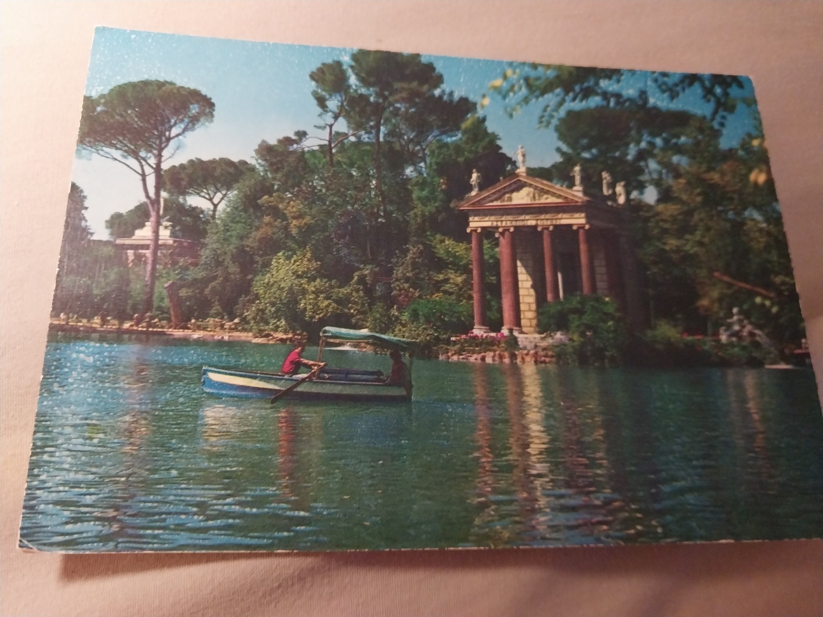 Post Card Rome Villa Borghese Little Lacke Unused Post Card Rome Villa Borghese Little Lacke Unused