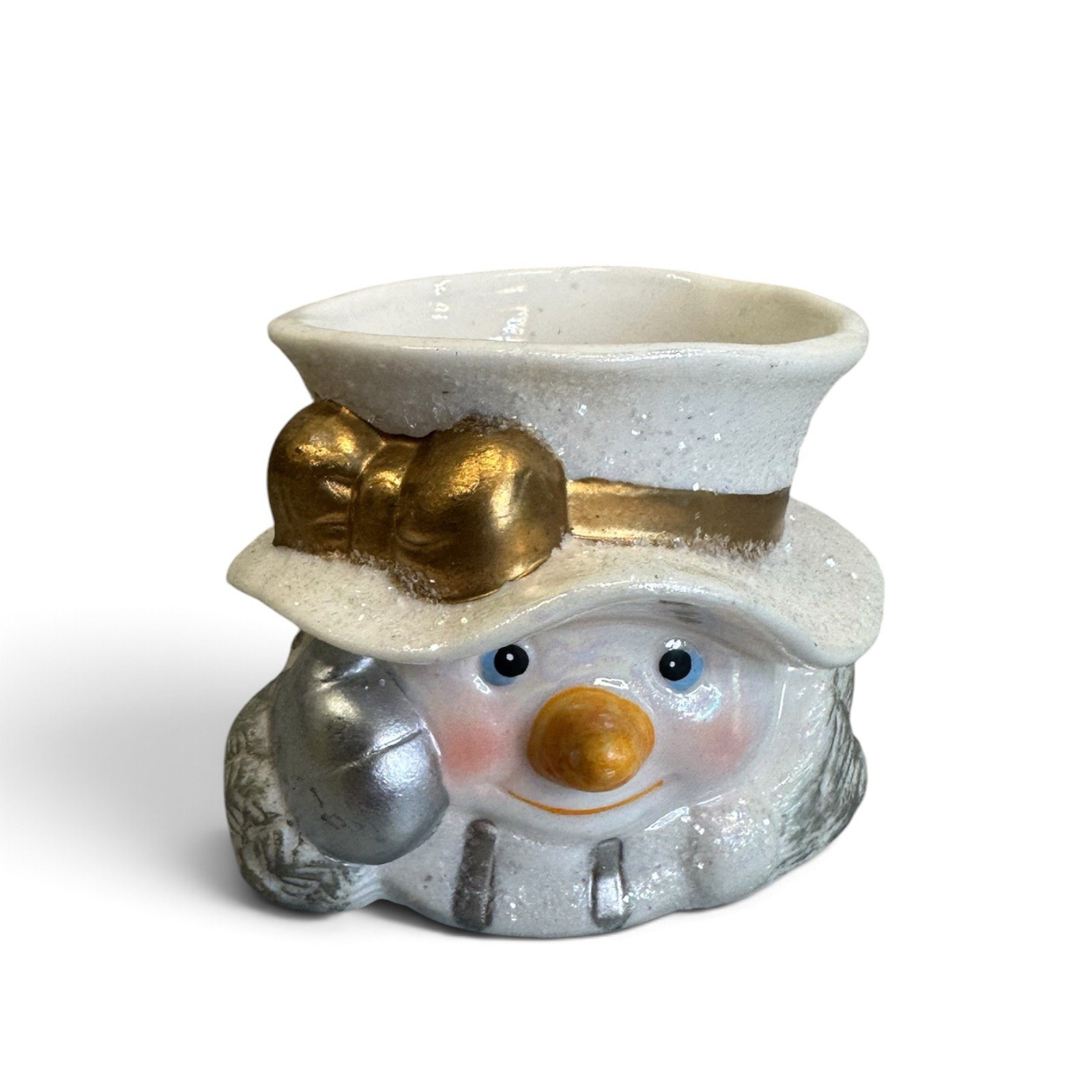 Coyne’s & Company Snowman Face Candle Tea light Holder Christmas Coyne’s & Company Snowman Face Candle Tea light Holder Christmas