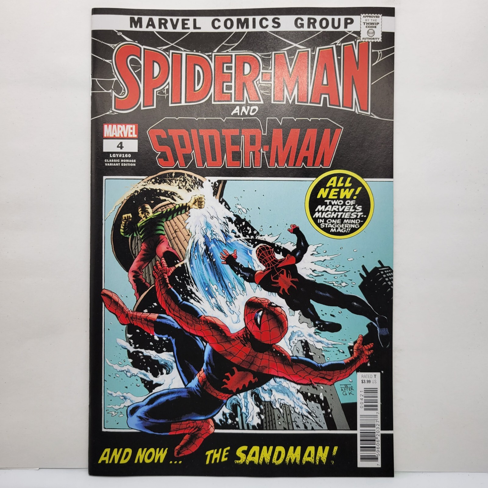 Spider-Man #4 Cover B Variant John Cassaday Classic Homage Cover 2023